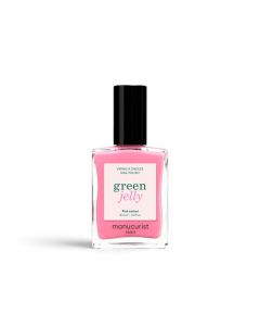 Manucurist Paris 'Green' Jelly Nail Polish Pink Sorbet 15ml