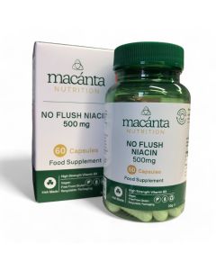 Macanta No Flush Niacin 500mg 60 Caps