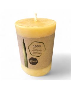 Dipam 100% Beeswax Pillar Candle Organic (48 Hrs)