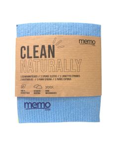 Memo Sponge Dish Cloths 3 Pack