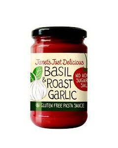 Janet's Just Delicious Basil & Garlic Pasta sauce