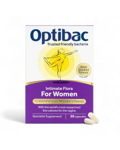 OptiBac Probiotics Intimate Flora For Women 30 Caps