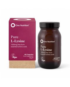 One Nutrition Pure L-Lysine 1000mg 60 Caps