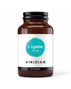 Viridian L-lysine 500mg 90 Caps