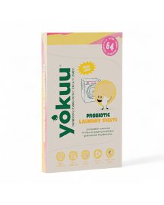 Yokuu Probiotic Laundry Sheets Fresh Linen 64 Washes