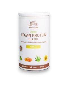 Mattisons Vegan Protein Blend Vanilla Organic 400g