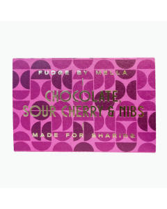 Mella's Fudge Chocolate Sour Cherry and Nibs 170g