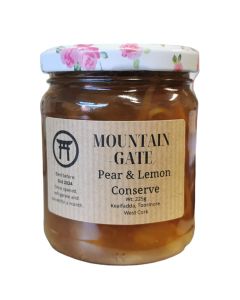 Mountain Gate Pear and Lemon Conserve 225g