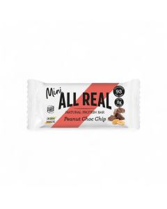 All Real Mini Natural Protein Bar Peanut Choc Chip IRISH 25g