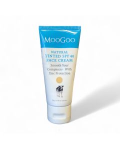 MooGoo Natural Tinted Face Cream SPF40 50g
