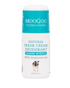 MooGoo Fresh Cream Deodorant Lemon Myrtle 60ml