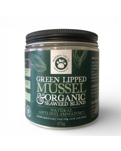 Natural Vet Co. Green Lipped Mussel & Organic Seaweed Anti-Inflammatory Cats & Dogs 275g