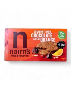 Nairn's Oat Biscuits Decadent Dark Chocolate & Real Orange 200g