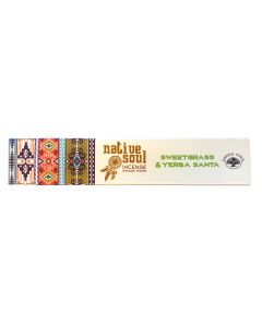 Native Soul Sweetgrass and Yerba Santa Incense Smudge Sticks