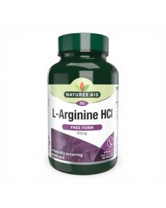 Natures Aid L-Arginine HCI Free Form 750mg 90 Tabs