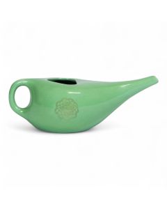 Bodhi Ceramic Neti Pot Jade Mandala Design 250ml