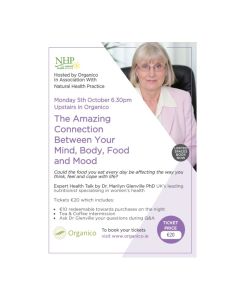 Dr Marilyn Glenville Event: The Amazing Connection Between Your Mind, Body, Food and Mood - Monday October 5th 2026