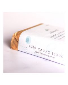 Nibbed Organic 100% Cacao Block (300g)