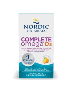 Nordic Naturals Complete Omega - D3 60 Soft Gels 