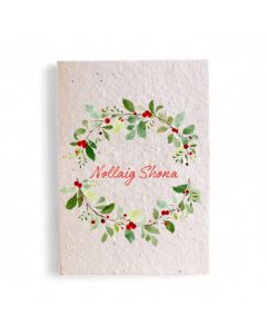 Love Ireland Plantable Seed Card Nollaig Shona