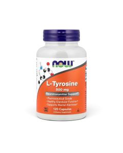 Now L-Tyrosine 500mg 120 Capsules