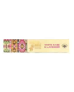 Native Soul White Sage & Lavender Incense Smudge Sticks (15g)