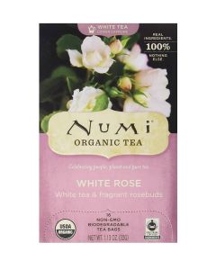 Numi Organic Tea White Rose  (16 tea bags)