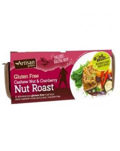 Artisan Grains Vegan & Gluten Free Cashew & Cranberry Nut Roast (200g)
