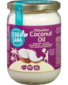 Odorless coconut oil