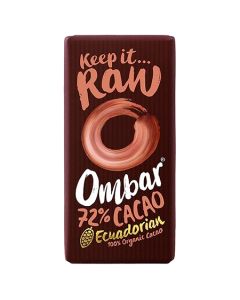 Ombar Organic Raw Cacao 72% (70g)