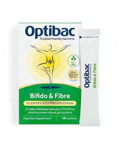 Optibac Bifido & Fibre Probiotic 10 Sachets