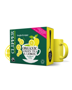 Clipper Green Tea With Lemon Organic Fairtrade 80 Bags