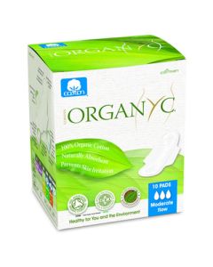 Organyc Sanitary Pads Moderate Flow