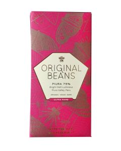 Original Beans 75% Piura Porcelana Organic Dark Chocolate (70g)