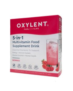 Oxylent Multivitamin Supplement Drink Sparkling Berries (30 Day)