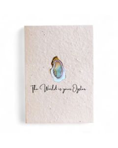 Love Ireland Plantable Seed Card The World is your Oyster