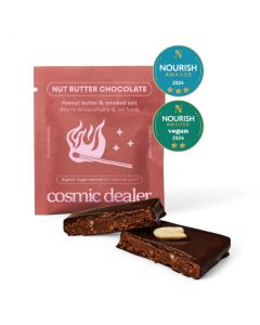 Cosmic Dealer Nut Butter Chocolate Peanut Butter with Smoked Salt Organic 1pce / 20g