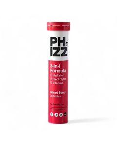 PHIZZ 3-in-1 Formula Mixed Berry 20 Effervescent Tabs