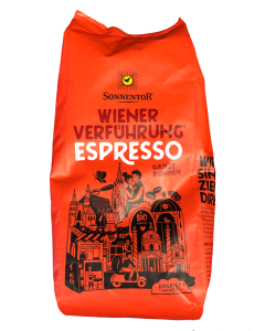 Sonnentor Organic Wiener Verführung Whole Beans Espresso Coffee (1kg)