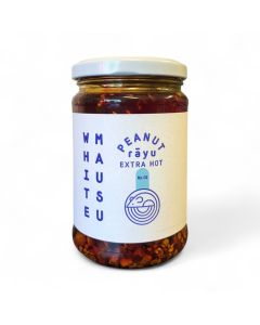 White Mausu Peanut Rāyu Extra Hot 240g