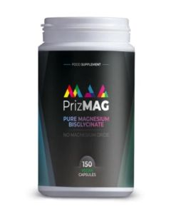 PrizMAG Pure Magnesium Bisglycinate 150 Vegan Caps