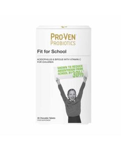Pro-Ven Probiotics Fit for School 30 chewable tablets