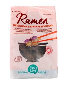 TerraSana Organic Gluten Free Ramen Buckwheat & Shiitake Noodles (280g) 