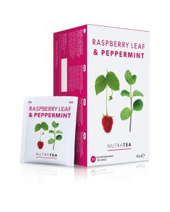 Nutra Tea Raspberry Leaf & Peppermint 20 bags