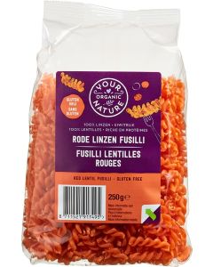 Your Organic Nature Red Lentil Fusilli (250g)