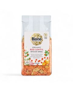 Biona Red Lentil Spiced Dhal Organic 250g