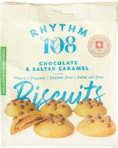 Rhythm 108 Chocolate and Salted Caramel Biscuits 135g