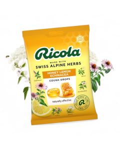 Ricola Cough Drops Honey Lemon & Echinacea 75g