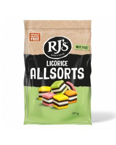 RJ's Licorice Allsorts 280g