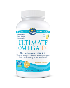 Nordic Naturals Ultimate Omega D3 120 Soft Gels